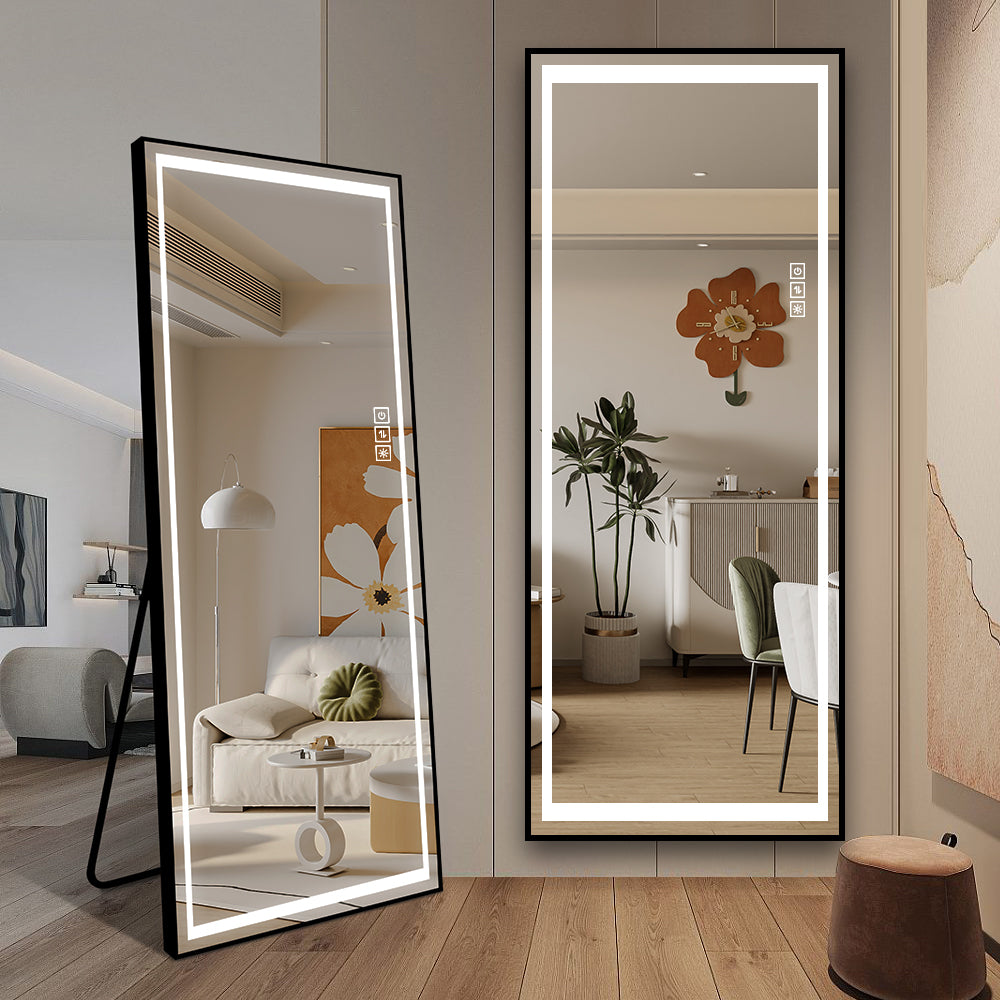 65" Premium Mirror with Aviation-Grade Aluminum Frame and Multi-Mode Lighting LY-02