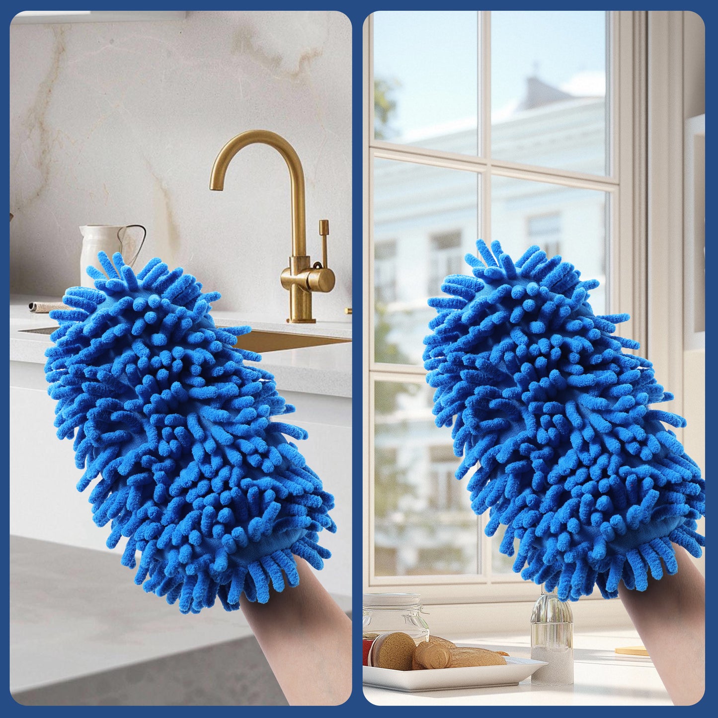 Microfiber Dusting Shoe Covers – Soft, Absorbent & Elastic Design for Easy Cleaning