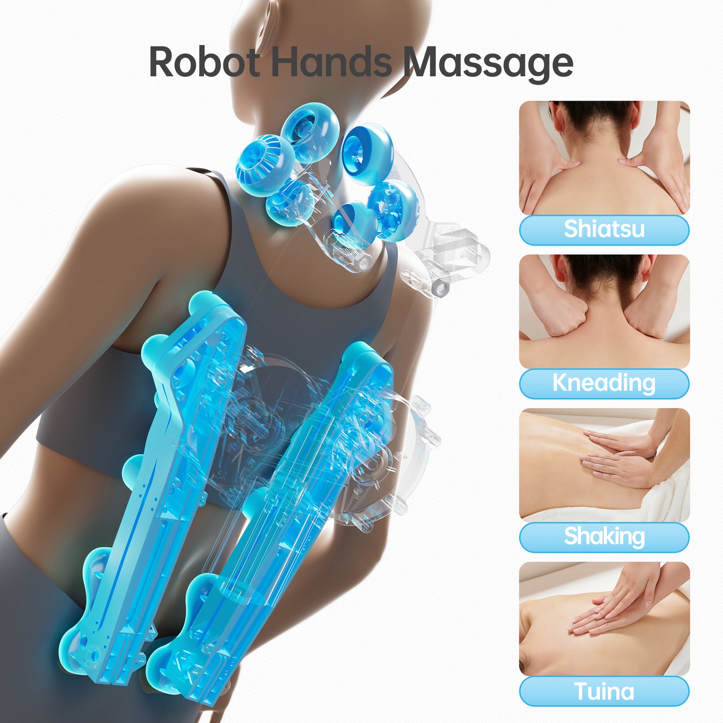 Advanced Full-Body Massage Chair with Customizable Settings, Heat & Bluetooth Music MC-612