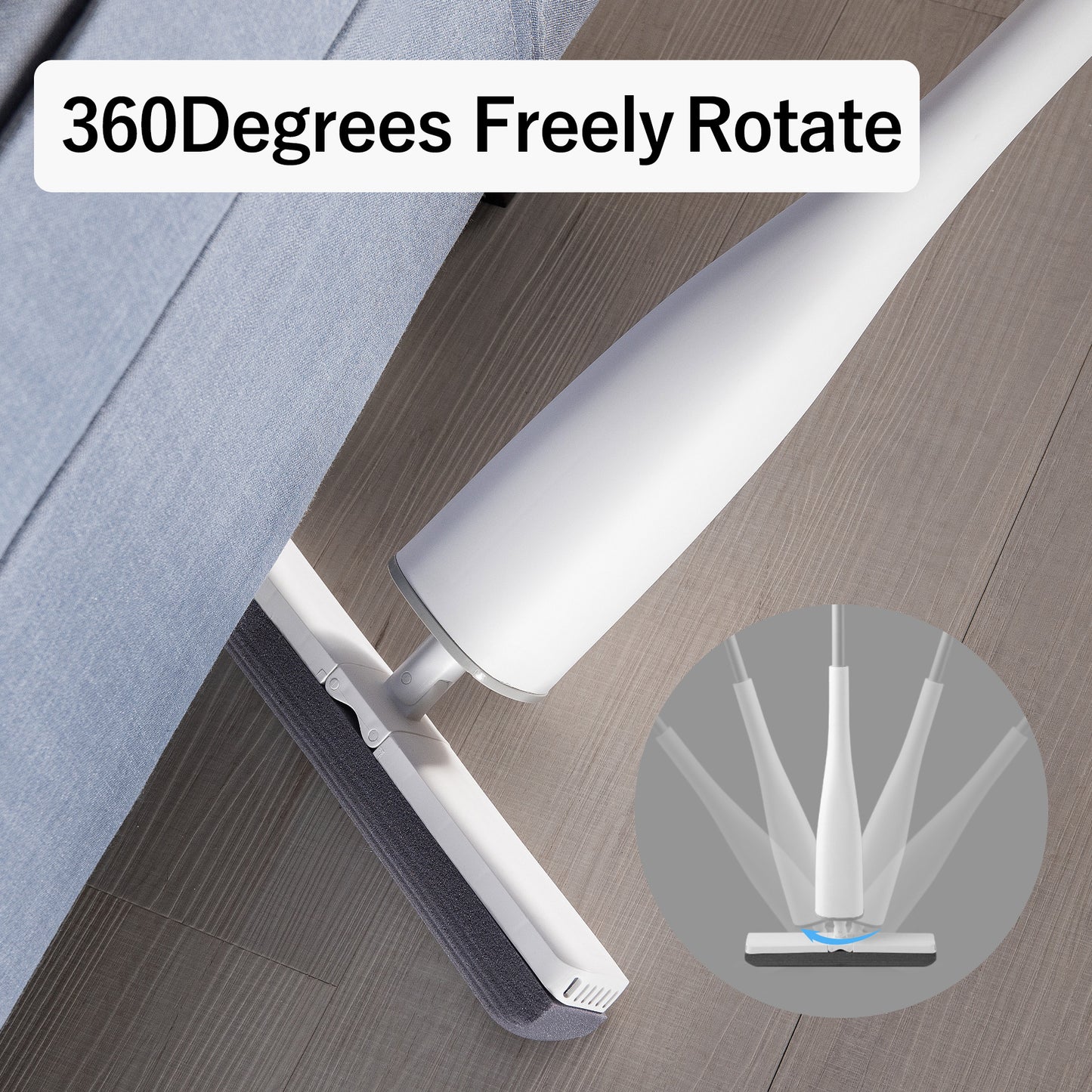 360° Sponge Mop – Built-In Wringer & Super Absorbent Head