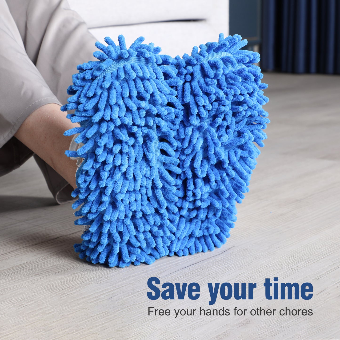 Microfiber Dusting Shoe Covers – Soft, Absorbent & Elastic Design for Easy Cleaning