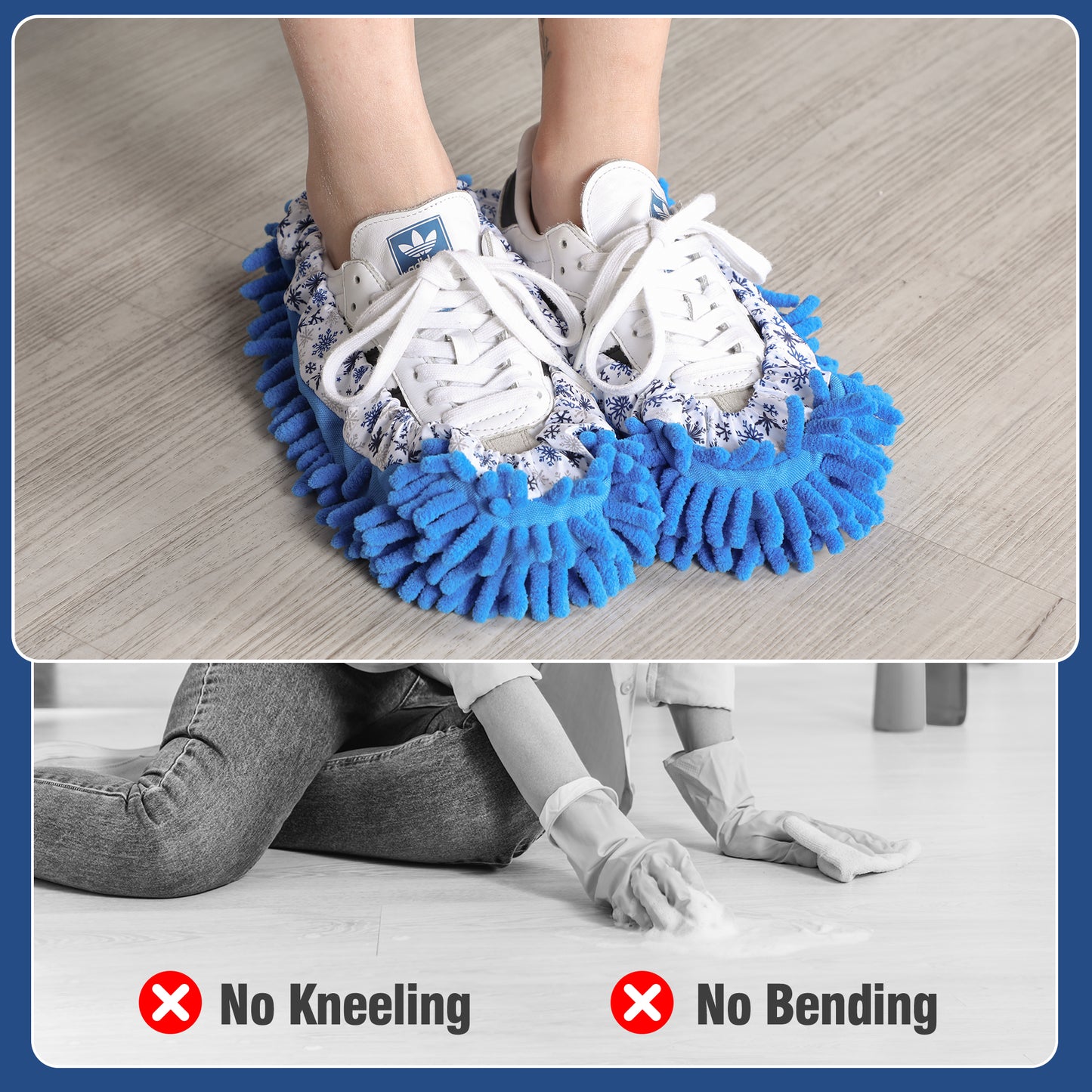 Microfiber Dusting Shoe Covers – Soft, Absorbent & Elastic Design for Easy Cleaning