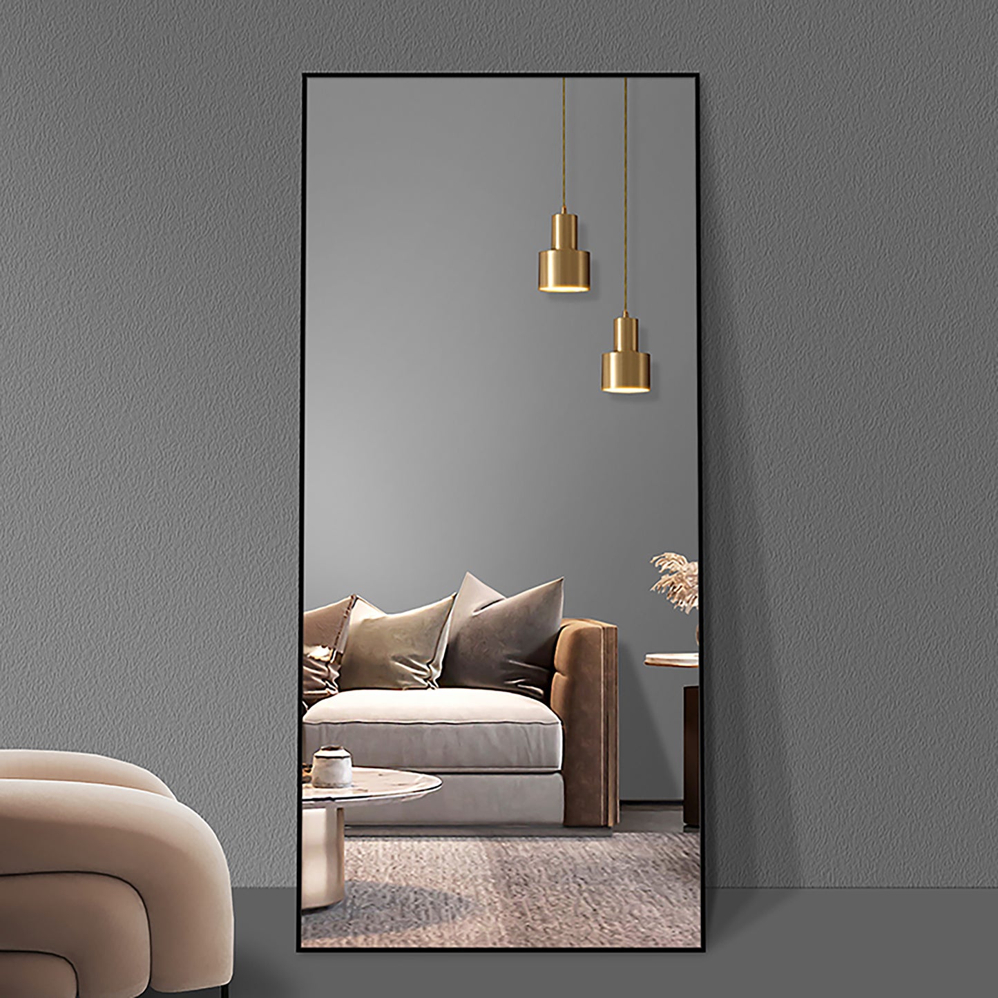 Ultra-Thin 65" Mirror with High-Definition Imaging and Versatile Installation LY-16