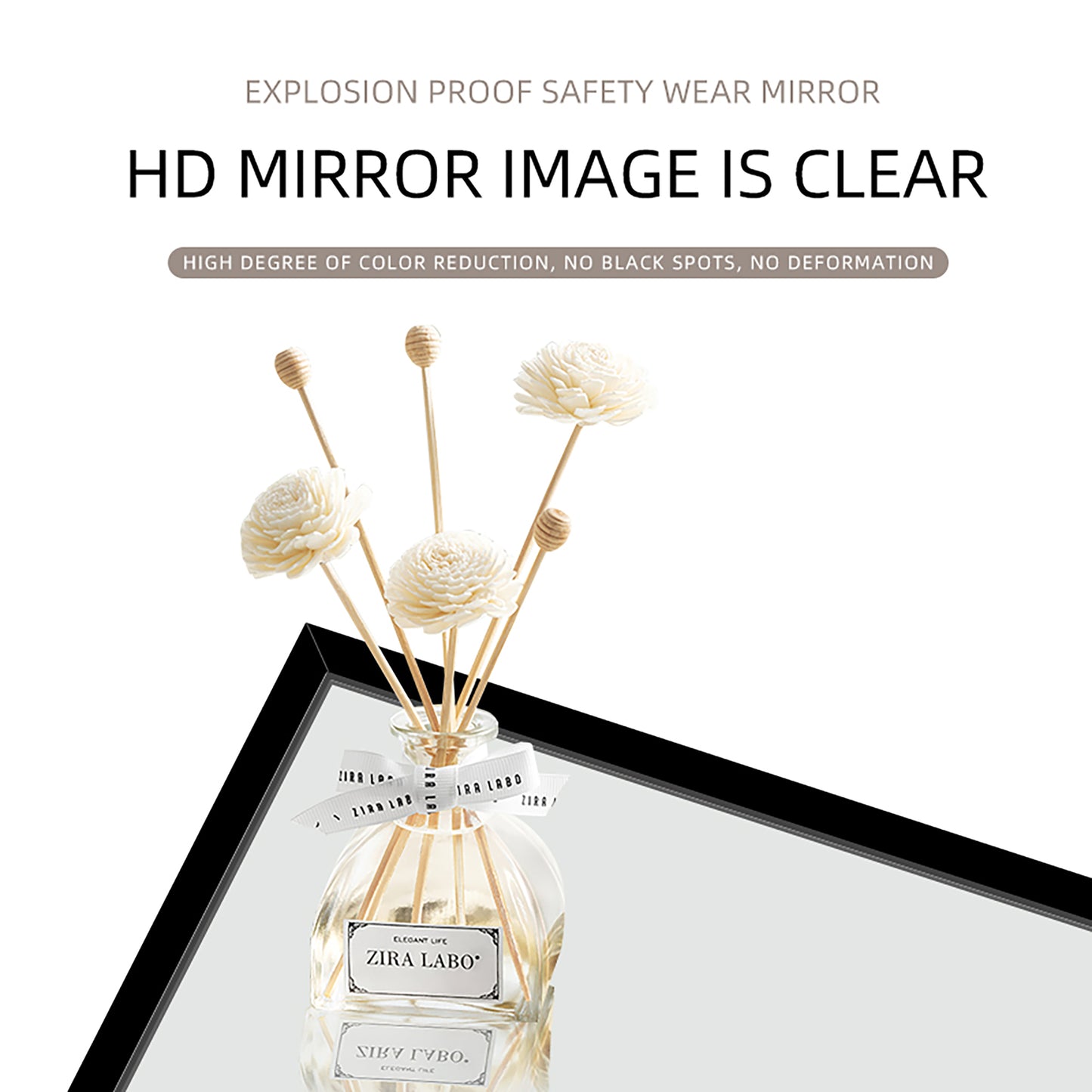 Ultra-Thin 65" Mirror with High-Definition Imaging and Versatile Installation LY-16