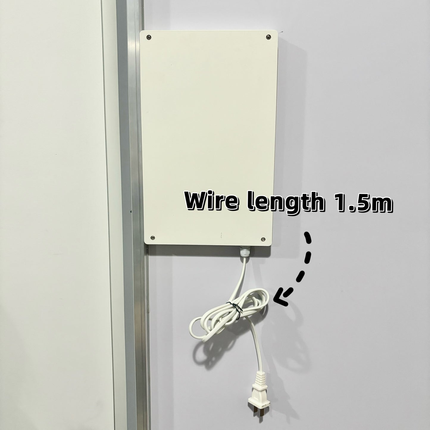 Arch Design LED Full Length Mirror, Dimmable, High Definition, Explosion-Proof, Silver, 65" x 21"