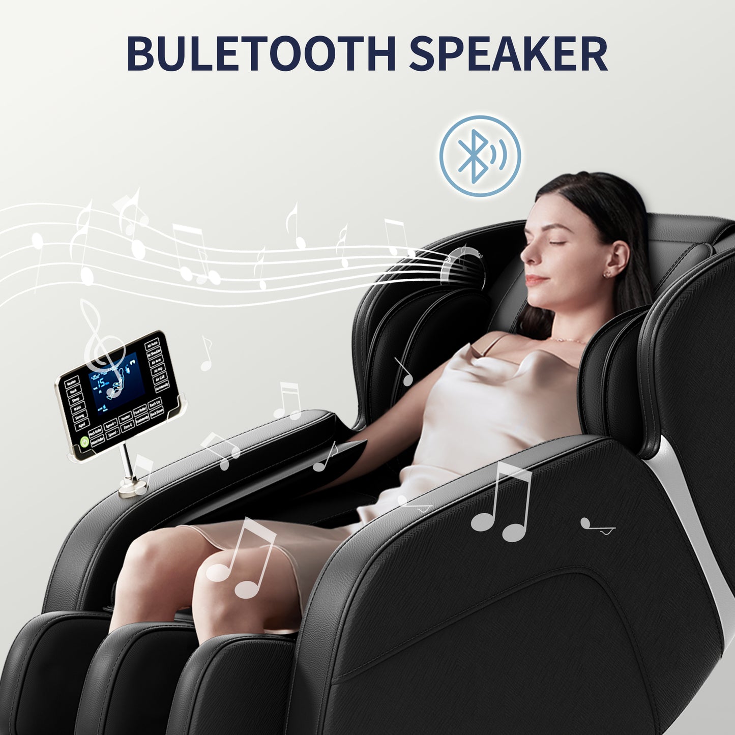 Zero Gravity Massage Chair with Airbags, Adjustable Intensity & 6 Auto Programs TJX-A-SS02