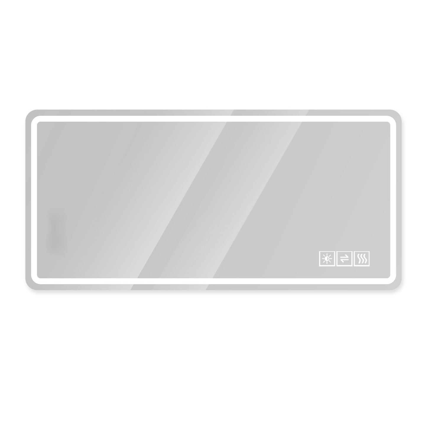 28*60inch LED Bathroom Vanity Mirror ,wall mirror,Anti-Fog, Dimmable,Shatter-Proof Tempered Glass, Ideal for Bathroom Wall Decor, Beauty Makeup and Shaving