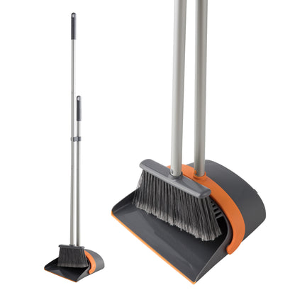 Adjustable Broom & Dustpan Set – Durable Bristles & Easy Assembly