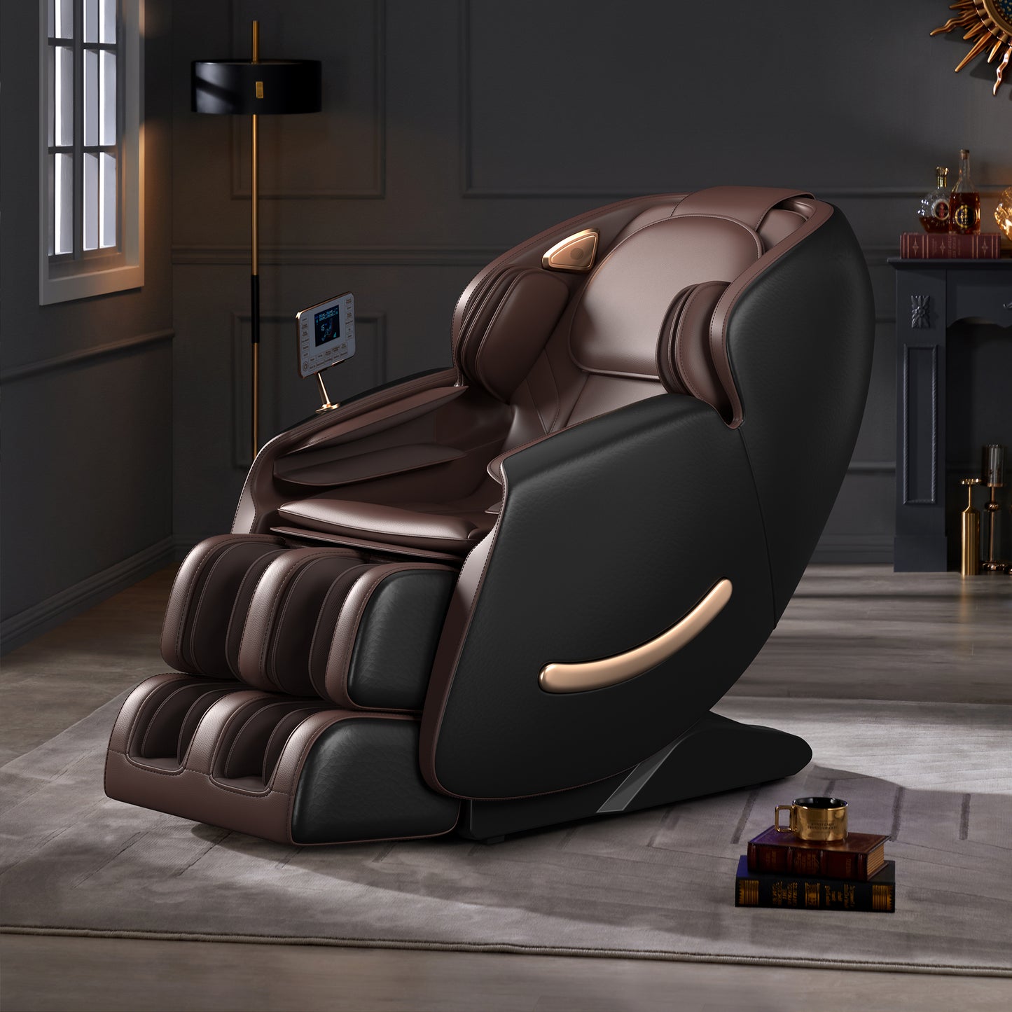 Full-Body Smart Massage Chair with 3D Kneading, Heat & Adjustable Fit C300