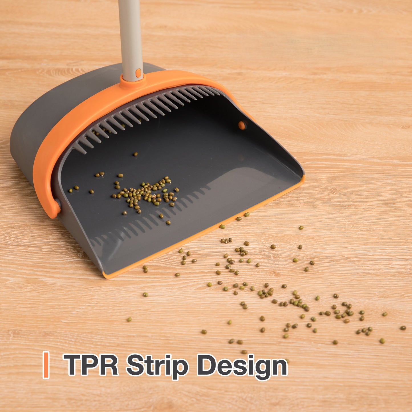 Adjustable Broom & Dustpan Set – Durable Bristles & Easy Assembly