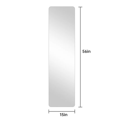 Full Body round corner mirror for Living Room Bedroom Cloakroom Wall hanging with hanging hole High quality 5mm silver mirror Explosion-proof glass