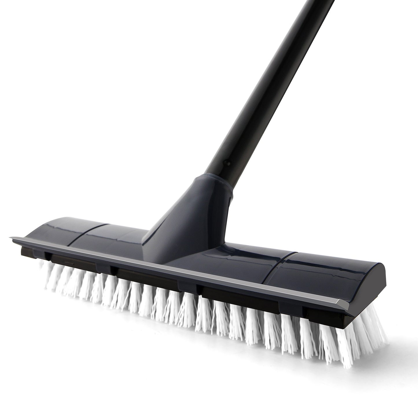 2-in-1 Cleaning Brush – Durable PP Bristles & Rubber Squeegee for Multi-Surface Cleaning