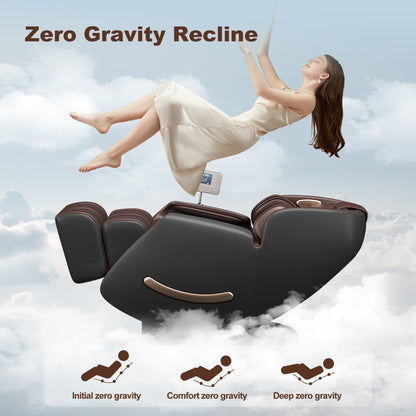 Full-Body Smart Massage Chair with 3D Kneading, Heat & Adjustable Fit C300