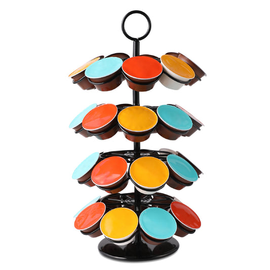 360° Rotating Coffee Bean Rack – Space-Saving, Durable & Easy Access Design