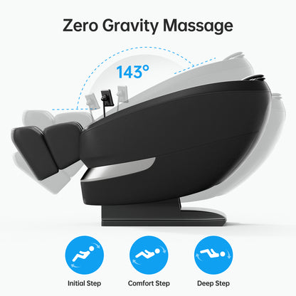 Advanced Full-Body Massage Chair with Customizable Settings, Heat & Bluetooth Music MC-612