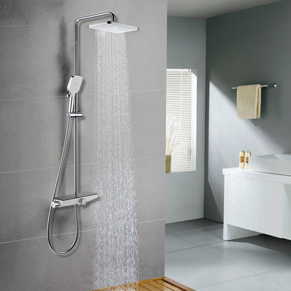 3-Function Shower Set with Copper Body & Zinc Alloy Handle