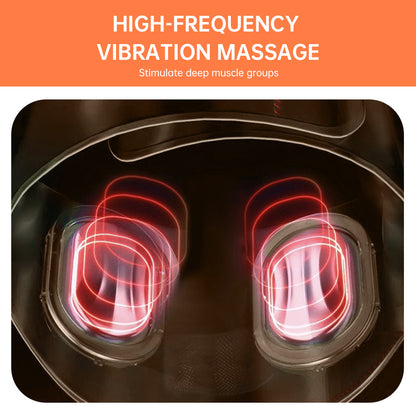 Heated Air Compression Waist Massager with Vibration & Adjustable Settings