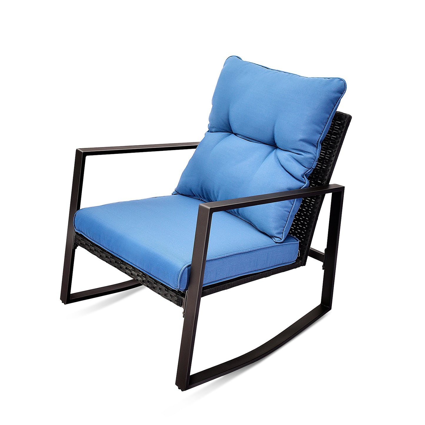 3-Piece Outdoor Set – Sturdy Frame, Waterproof Chairs & Tempered Glass Table Y-B02