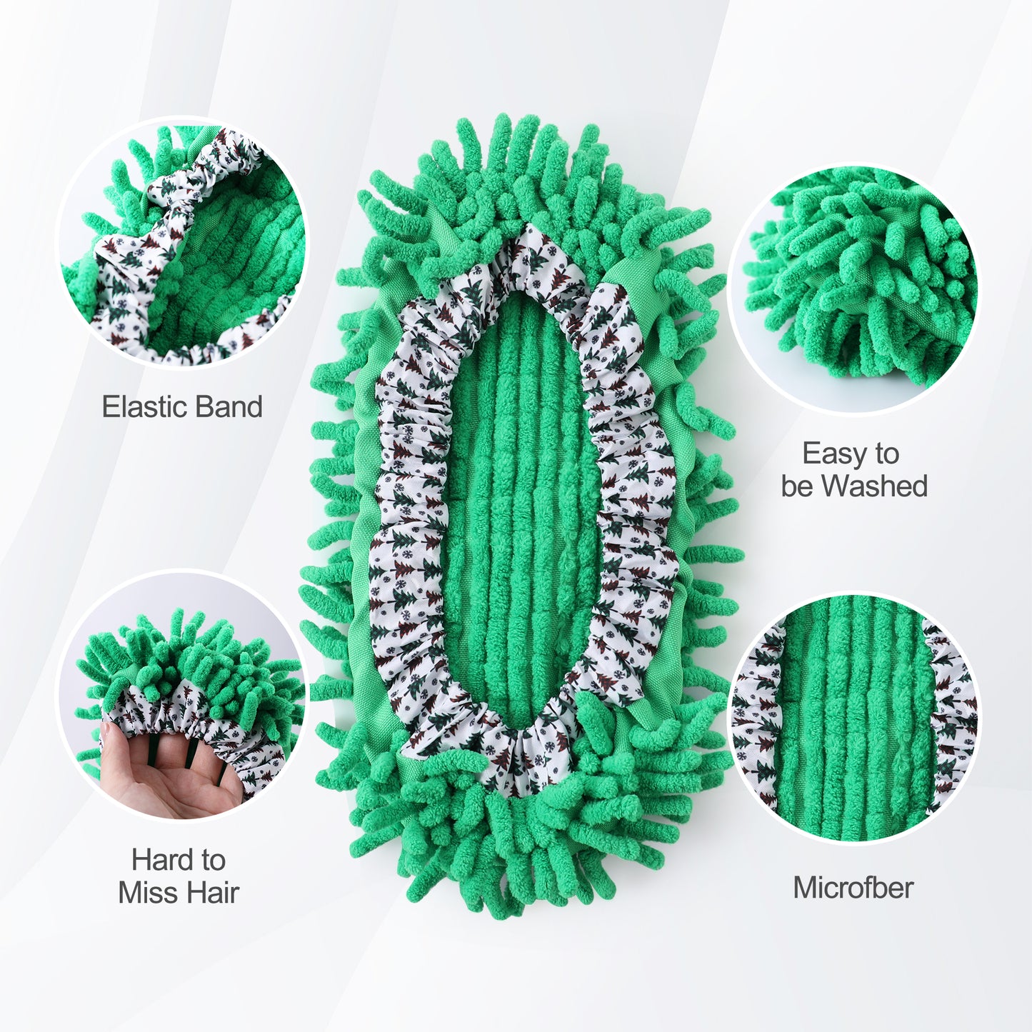 Microfiber Dusting Shoe Covers – Soft, Absorbent & Elastic Design for Easy Cleaning