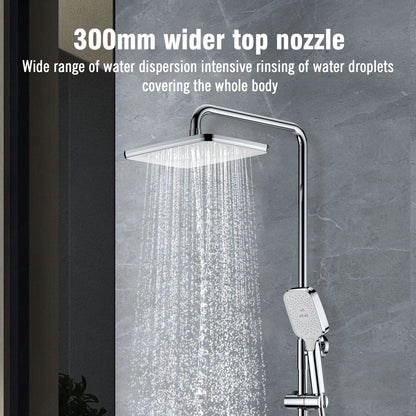 3-Function Shower Set with Copper Body & Zinc Alloy Handle