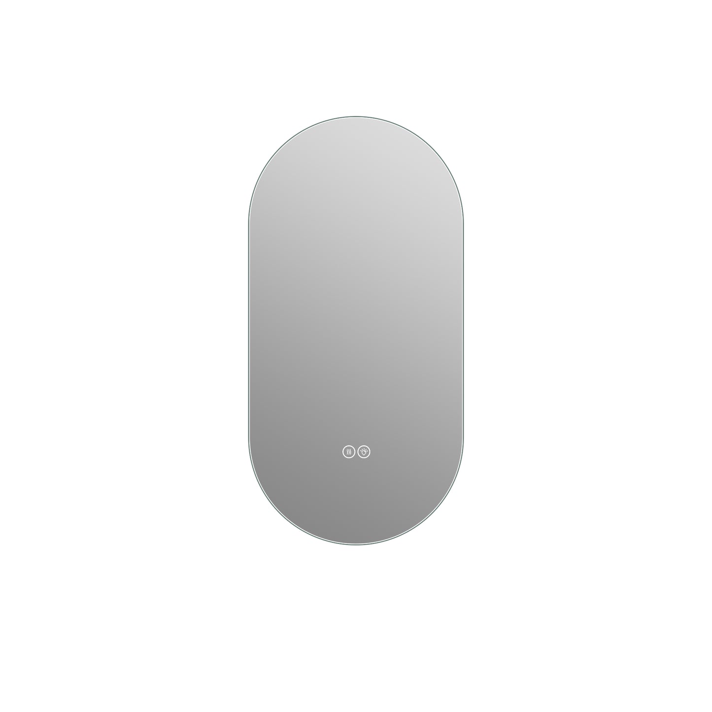 Smart Wall Mounted LED Touch Screen Anti-fog Mirror Bathroom Mirror, Barber Shop Mirror