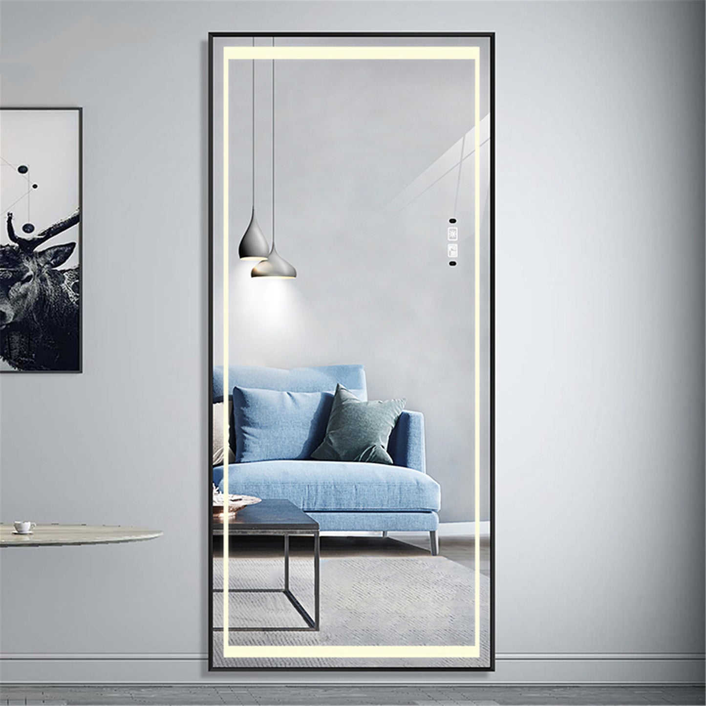 65" Premium Mirror with Motion Sensor Lighting and Multi-Mode Illumination LY-05