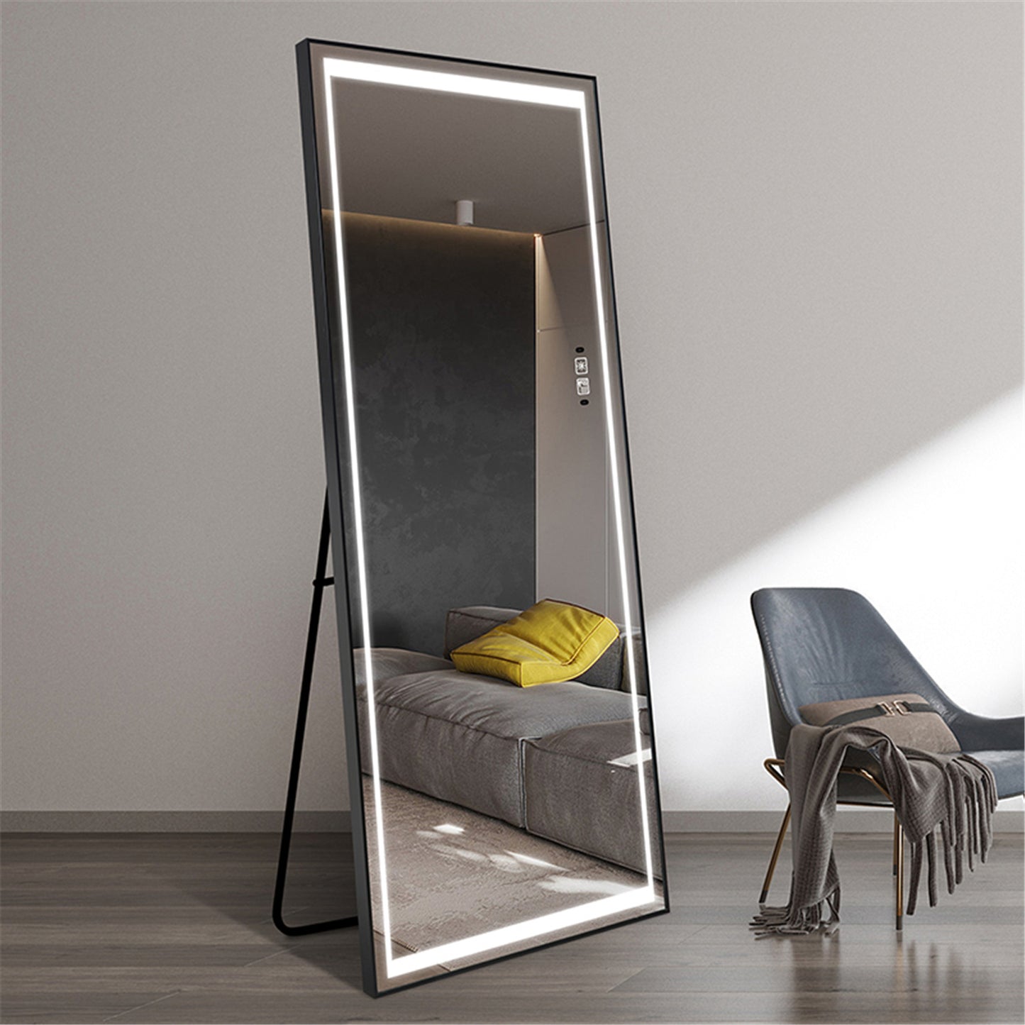 65" Premium Mirror with Motion Sensor Lighting and Multi-Mode Illumination LY-05