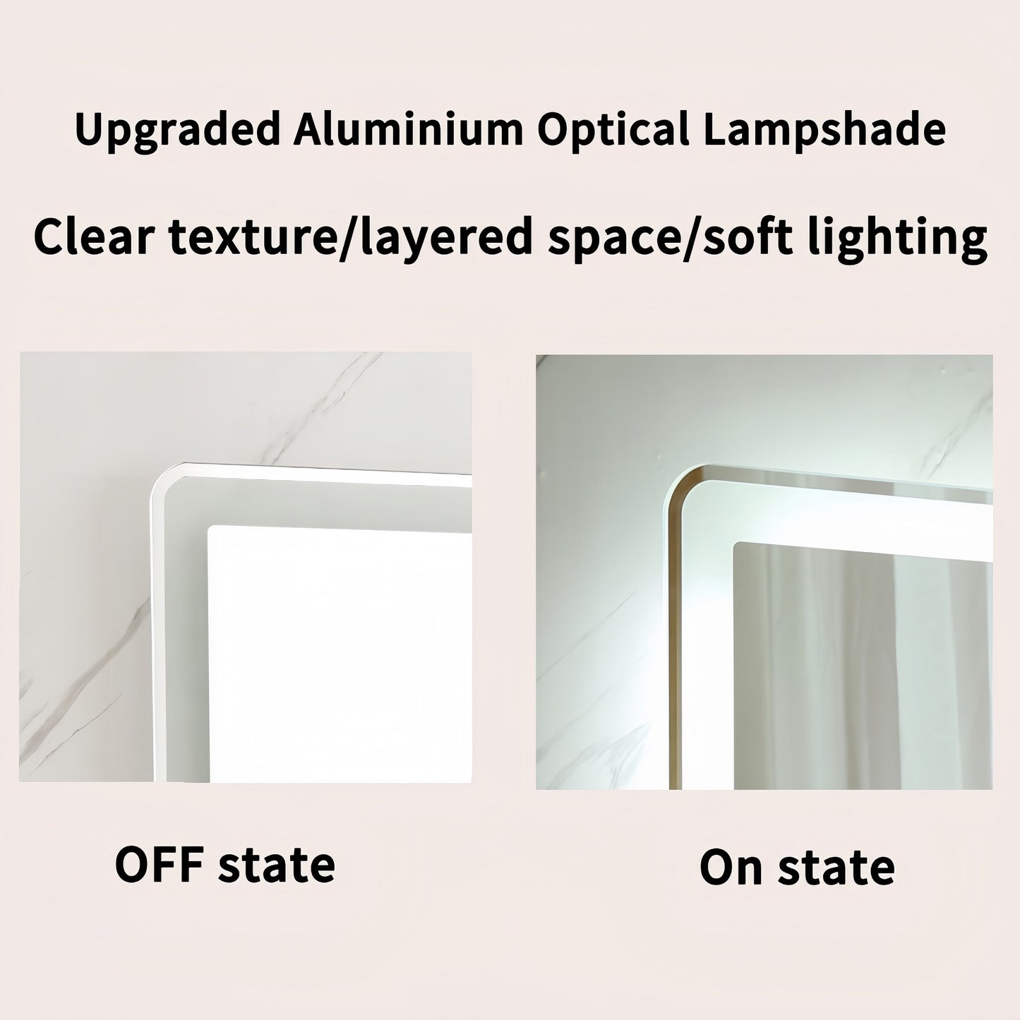 28*60inch LED Bathroom Vanity Mirror ,wall mirror,Anti-Fog, Dimmable,Shatter-Proof Tempered Glass, Ideal for Bathroom Wall Decor, Beauty Makeup and Shaving